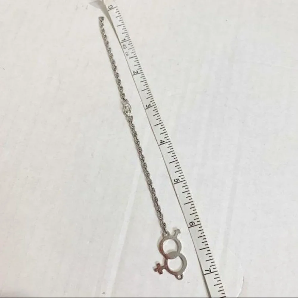 🌷SALE Speidel USA Vintage Silver Tone Male Female Charm